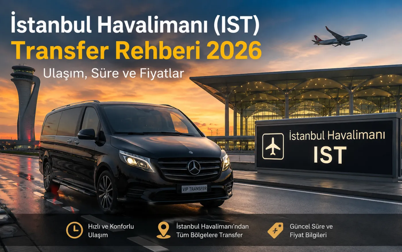İstanbul Havalimanı (IST) Transfer Rehberi 2026: Ulaşım, Süre ve Fiyatlar